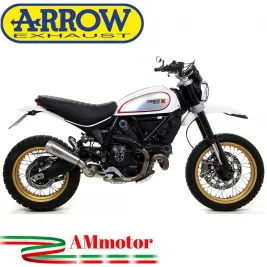 Arrow Ducati Scrambler 800 Desert Sled 17 - 2020 Terminale Di Scarico Moto Marmitta Pro-Race Nichrom