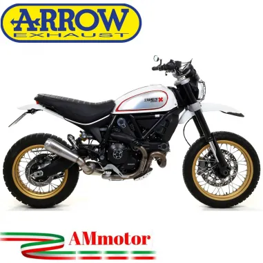 Arrow Ducati Scrambler 800 Desert Sled 17 - 2020 Terminale Di Scarico Moto Marmitta Pro-Race Nichrom