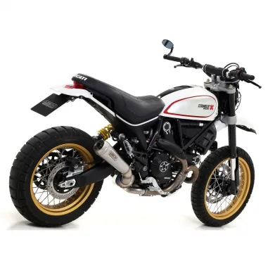 Arrow Ducati Scrambler 800 Desert Sled 17 - 2020 Terminale Di Scarico Moto Marmitta Pro-Race Nichrom