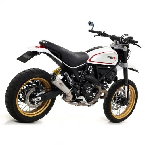 Arrow Ducati Scrambler 800 Desert Sled 17 - 2020 Terminale Di Scarico Moto Marmitta Pro-Race Nichrom
