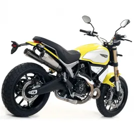 Terminali Di Scarico Arrow Ducati Scrambler 1100 18 - 2020 Slip-On Pro-Race Nichrom Moto Omologati 2