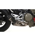 Terminali Di Scarico Arrow Ducati Streetfighter V4 Moto Slip-On Works Titanio Con Raccordi In Acciaio