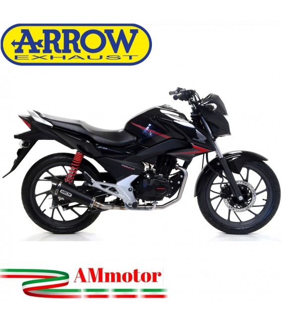 Terminale Di Scarico Arrow Honda CB 125 F 17 - 2020 Slip-On X-Kone Dark Moto