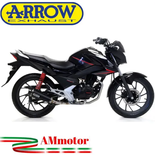Terminale Di Scarico Arrow Honda CB 125 F 17 - 2020 Slip-On X-Kone Dark Moto