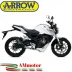 Terminale Di Scarico Arrow Honda CB 125 R 18 - 2020 Slip-On X-Kone Dark Moto