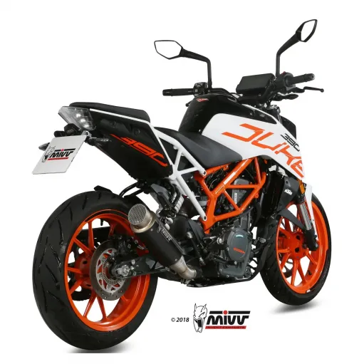 Mivv Ktm 390 Duke 2017 - 2020 Terminale Di Scarico Marmitta Gp Pro Black Moto Omologato