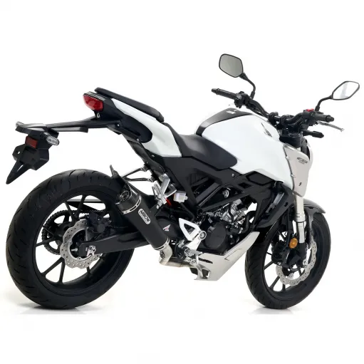 Terminale Di Scarico Arrow Honda CB 125 R 18 - 2020 Slip-On X-Kone Dark Moto