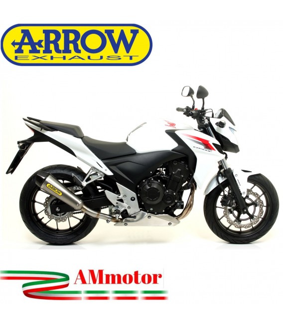 Terminale Di Scarico Arrow Honda CB 500 F 13 - 2015 Slip-On X-Kone Moto