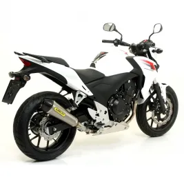 Terminale Di Scarico Arrow Honda CB 500 F 13 - 2015 Slip-On X-Kone Moto 2