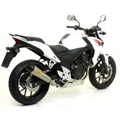 Terminale Di Scarico Arrow Honda CB 500 F 13 - 2015 Slip-On X-Kone Moto