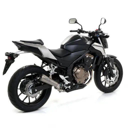 Terminale Di Scarico Arrow Honda CB 500 F 16 - 2018 Slip-On Pro Race Titanio Moto
