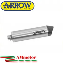Terminale Di Scarico Arrow Honda CB 500 F 16 - 2018 Slip-On Race-Tech Alluminio Moto Fondello Carbonio