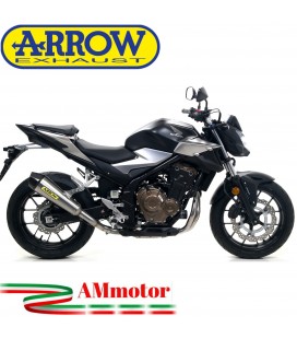 Terminale Di Scarico Arrow Honda CB 500 F 19 - 2020 Slip-On X-Kone Moto