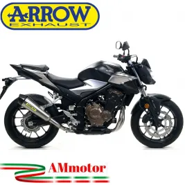 Terminale Di Scarico Arrow Honda CB 500 F 19 - 2020 Slip-On X-Kone Moto