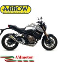 Terminale Di Scarico Arrow Honda CB 650 R 19 - 2022 Slip-On GP2 Titanio Moto