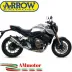 Terminale Di Scarico Arrow Honda CB 650 R 19 - 2023 Slip-On Thunder Titanio Moto
