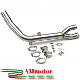 Honda Xlv Transalp 700 Mivv Tubo Elimina No Kat Catalizzatore Moto Collettore Di Scarico