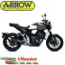 Terminale Di Scarico Arrow Honda CB 1000 R 18 - 2024 Slip-On GP2 Dark Moto