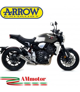 Terminale Di Scarico Arrow Honda CB 1000 R 18 - 2022 Slip-On Pro-Race Nichrom Moto