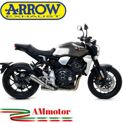Terminale Di Scarico Arrow Honda CB 1000 R 18 - 2024 Slip-On Pro-Race Nichrom Moto