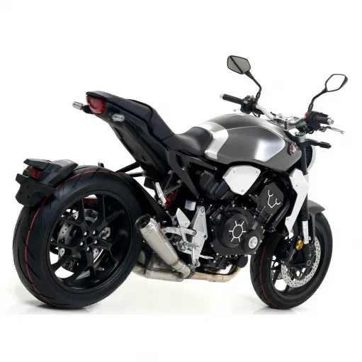 Terminale Di Scarico Arrow Honda CB 1000 R 18 - 2024 Slip-On Pro-Race Nichrom Moto