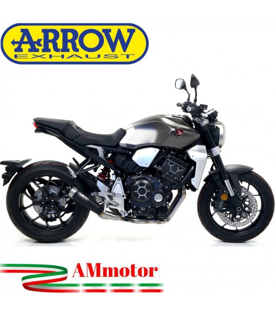 Terminale Di Scarico Arrow Honda CB 1000 R 18 - 2022 Slip-On Pro-Race Nichrom Dark Moto