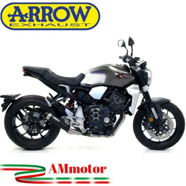 Terminale Di Scarico Arrow Honda CB 1000 R 18 - 2022 Slip-On Pro-Race Nichrom Dark Moto