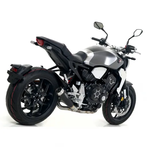 Terminale Di Scarico Arrow Honda CB 1000 R 18 - 2022 Slip-On Pro-Race Nichrom Dark Moto