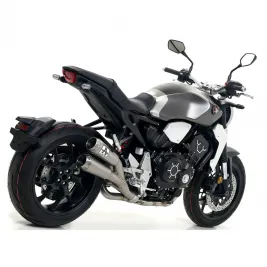 Terminale Di Scarico Arrow Honda CB 1000 R 18 - 2024 Doppi Slip-On Pro-Race Nichrom Moto 2