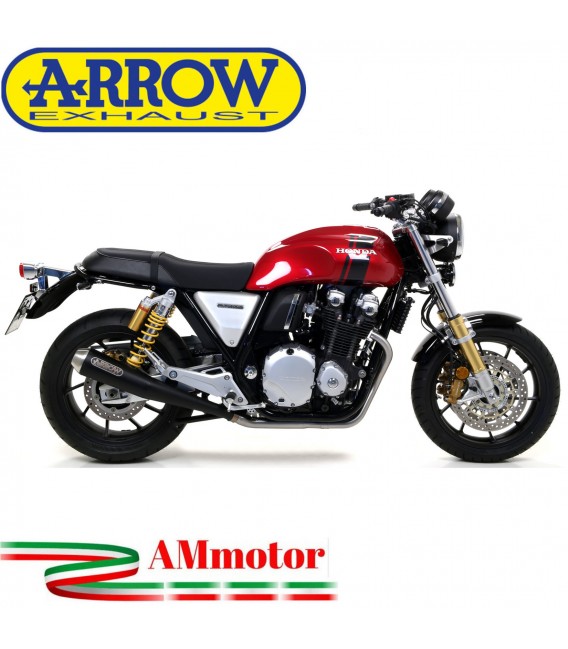 Terminali Di Scarico Arrow Honda CB 1100 EX / RS 17 - 2020 2 Slip-On Pro-Racing Nichrom Dark Moto