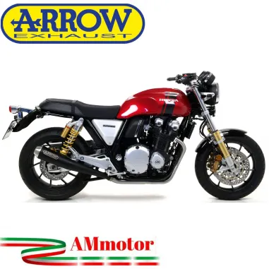 Terminali Di Scarico Arrow Honda CB 1100 EX / RS 17 - 2020 2 Slip-On Pro-Racing Nichrom Dark Moto