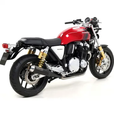 Terminali Di Scarico Arrow Honda CB 1100 EX / RS 17 - 2020 2 Slip-On Pro-Racing Nichrom Dark Moto