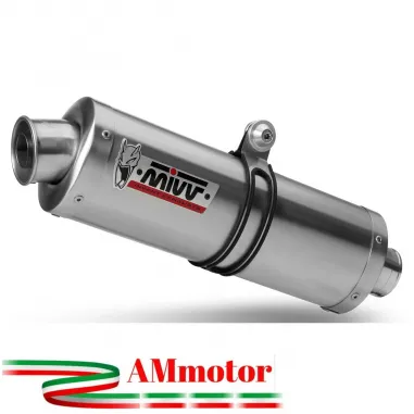 Mivv Honda Xlv 650 Transalp Terminale Di Scarico Moto Marmitta Ovale Inox Omologato