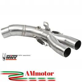 Honda Cb 1000 R 08 - 2017 Mivv Tubo Elimina No Kat Catalizzatore Moto Collettore Di Scarico