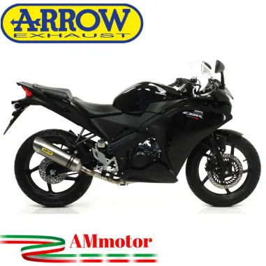 Terminale Di Scarico Arrow Honda Cbr 125 R 11 - 2016 Slip-On Thunder Alluminio Moto
