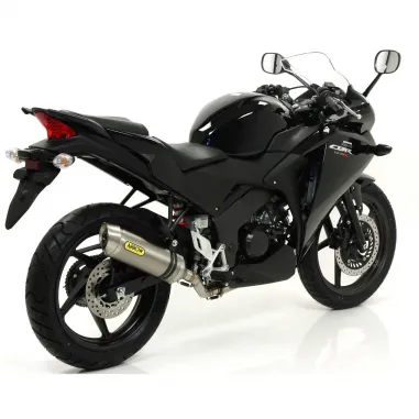 Terminale Di Scarico Arrow Honda Cbr 125 R 11 - 2016 Slip-On Thunder Alluminio Moto