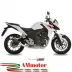 Mivv Honda Cb 500 F / X 13 - 2015 Terminale Di Scarico Marmitta Gp Black Moto Omologato