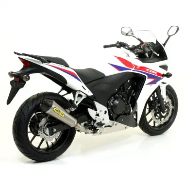 Terminale Di Scarico Arrow Honda Cbr 500 R 13 - 2015 Slip-On X-Kone Moto
