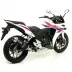 Terminale Di Scarico Arrow Honda Cbr 500 R 13 - 2015 Slip-On Race-Tech Alluminio Dark Moto