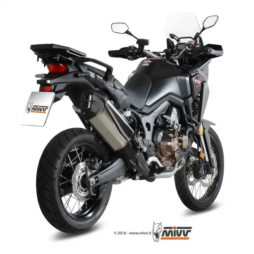 Honda Crf 1000 L Africa Twin Collettori Di Scarico Mivv Tubo Elimina Kat Catalizzatore Moto Per Scarico Originale