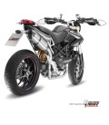 Mivv Ducati Hypermotard 1100 Terminale Di Scarico Moto Marmitta Suono Inox