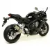 Terminale Di Scarico Arrow Honda Cbr 650 F 14 - 2018 Slip-On Thunder Alluminio Moto Fondello Carbonio