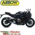 Terminale Di Scarico Arrow Honda Cbr 650 R 19 - 2022 Slip-On GP2 Dark Moto