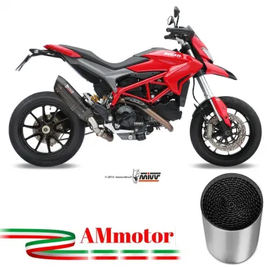 Mivv Ducati Hypermotard 821 Terminale Di Scarico Marmitta Suono Black Moto