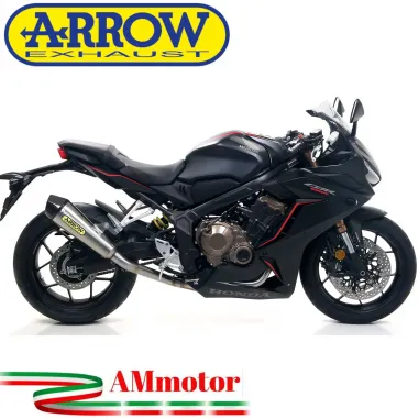 Terminale Di Scarico Arrow Honda Cbr 650 R 19 - 2022 Slip-On X-Kone Moto