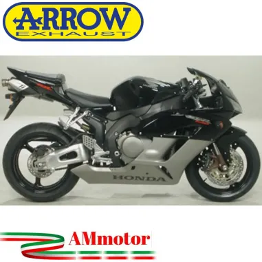 Terminale Di Scarico Arrow Honda Cbr 1000 RR 04 - 2005 Slip-On Maxi Race-Tech Titanio Moto
