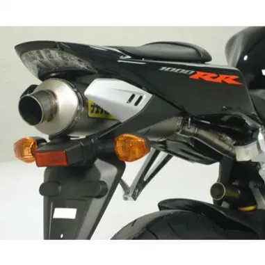 Terminale Di Scarico Arrow Honda Cbr 1000 RR 04 - 2005 Slip-On Maxi Race-Tech Titanio Moto