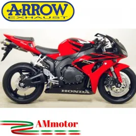 Terminale Di Scarico Arrow Honda Cbr 1000 RR 06 - 2007 Slip-On Maxi Race-Tech Titanio Moto
