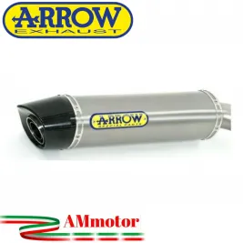Terminale Di Scarico Arrow Honda Cbr 1000 RR 06 - 2007 Slip-On Maxi Race-Tech Titanio Moto Fondello Carbonio