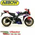 Terminale Di Scarico Arrow Honda Cbr 1000 RR 08 - 2011 Slip-On GP2 Titanio Moto